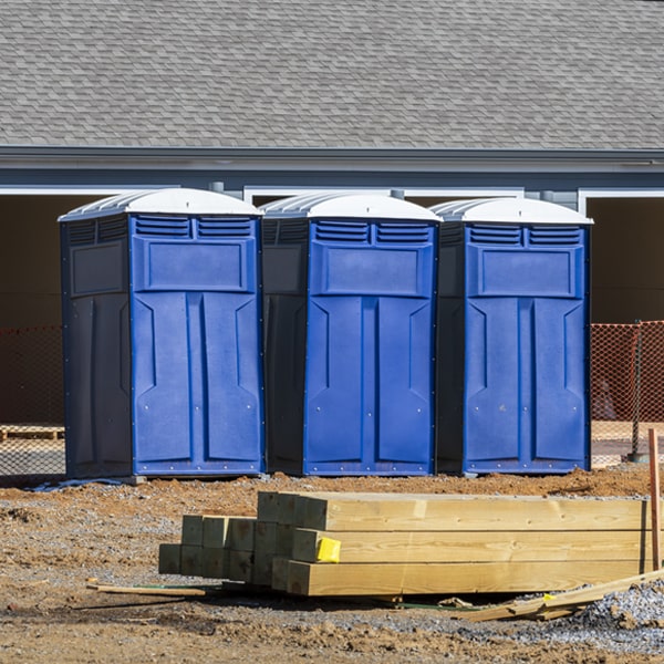 how can i report damages or issues with the porta potties during my rental period in Lavinia TN